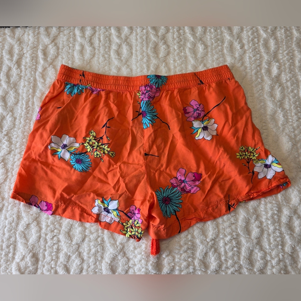 a.n.a Orange Floral Lounge Shorts – Size L 🌺 - Picture 6 of 6